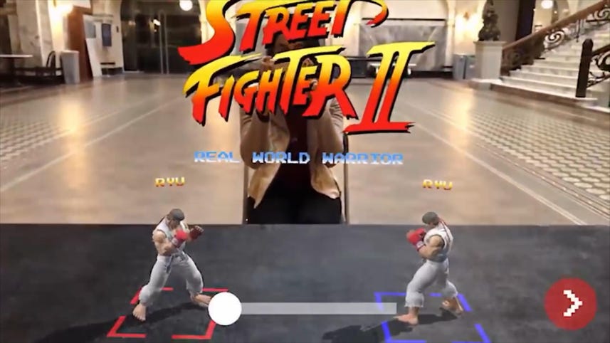 Street Fighter II meets AR