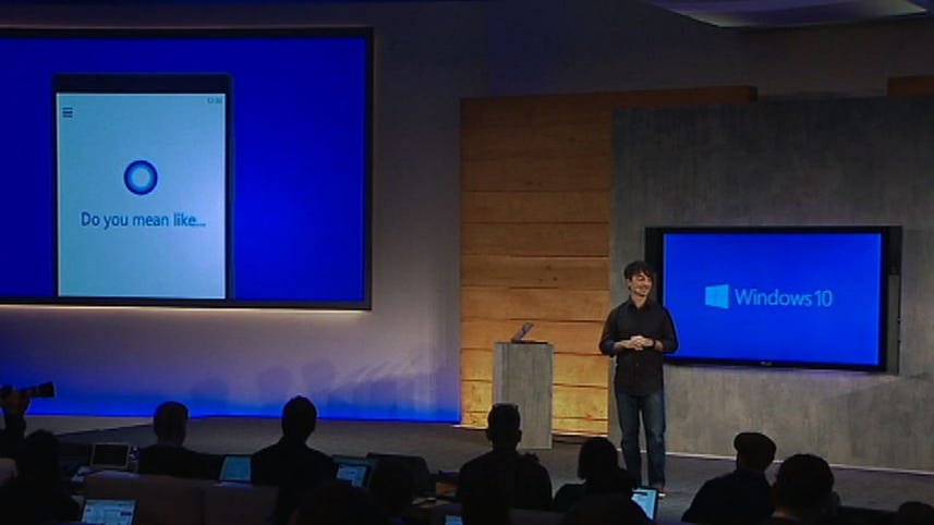 Windows 10 will feature Cortana