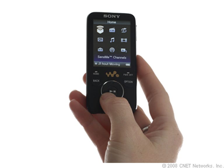 Photo of Sony S-Series Walkman MP3 player.