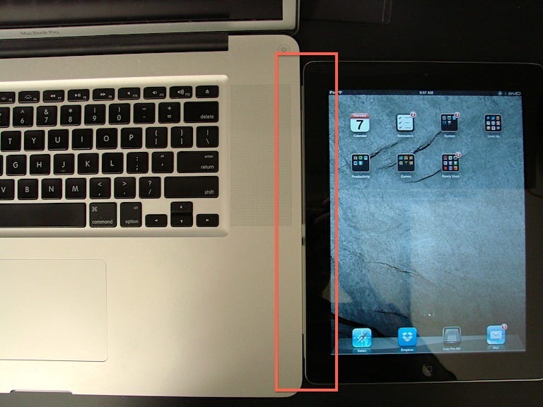 MacBook and iPad