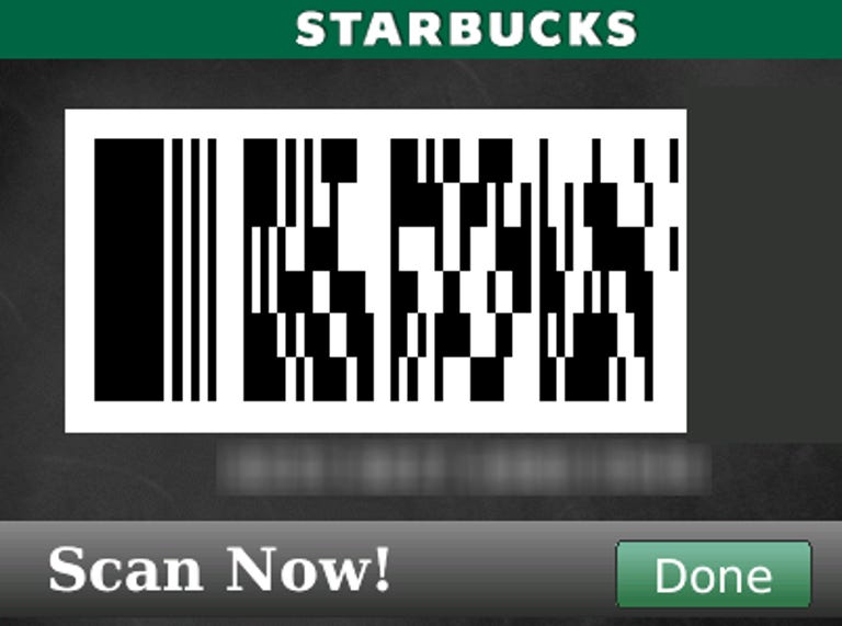 Starbucks Card Mobile App-Scanner