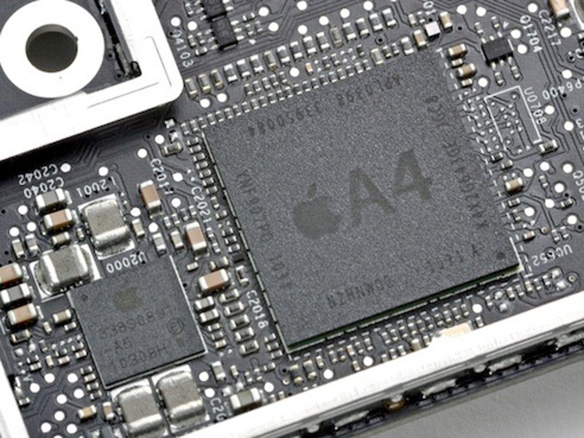Apple A4 chip is the same as the iPad's.