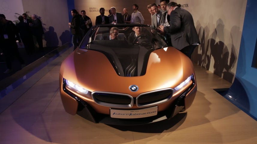 BMW shows hand-wave controlled parking, dashboard