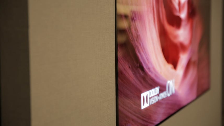 Incredible LG OLED TV hangs totally flush against the wall