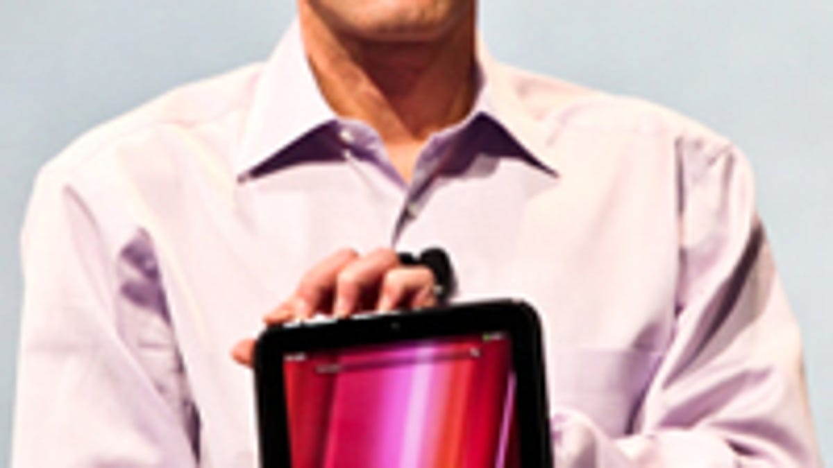 HP's Jon Rubinstein and the TouchPad tablet.