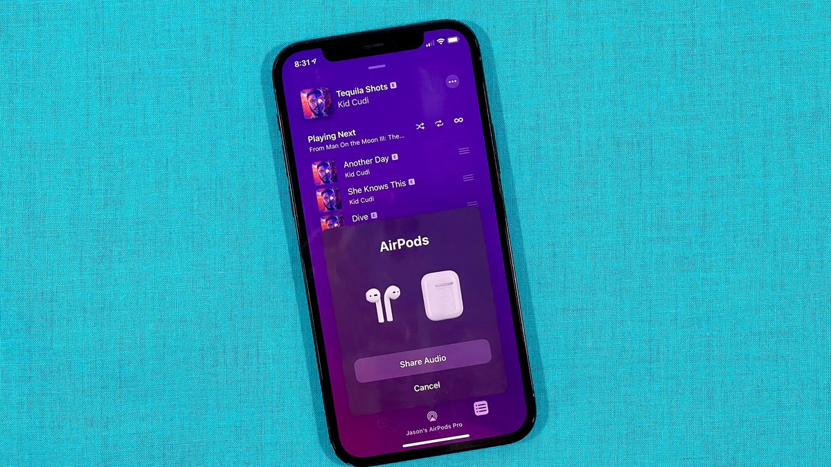 AirPods sharing for iPhone easy and terrific. Here's how to share music and more - CNET