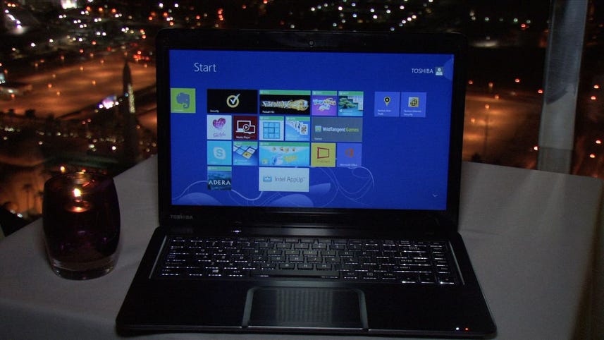 The Toshiba Satellite U845t, now with touch!