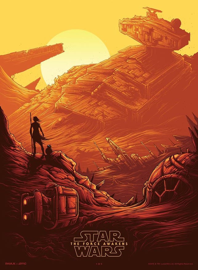 Star Wars Imax poster