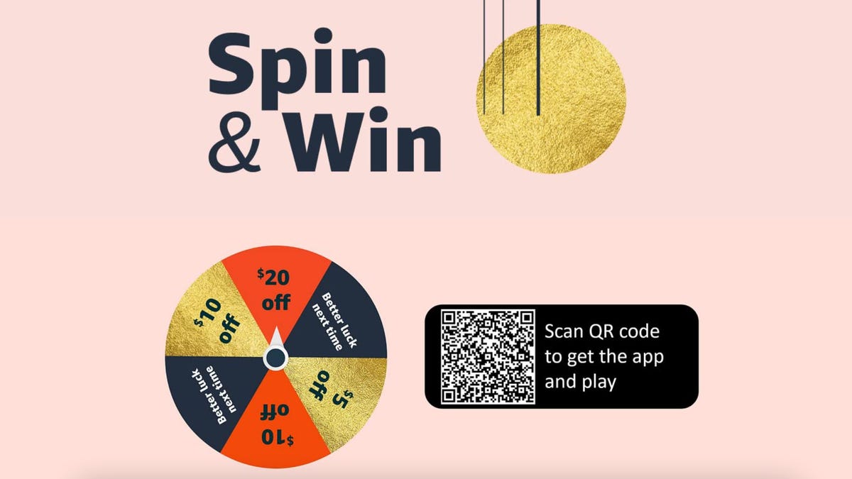 black friday ideas, spin and win