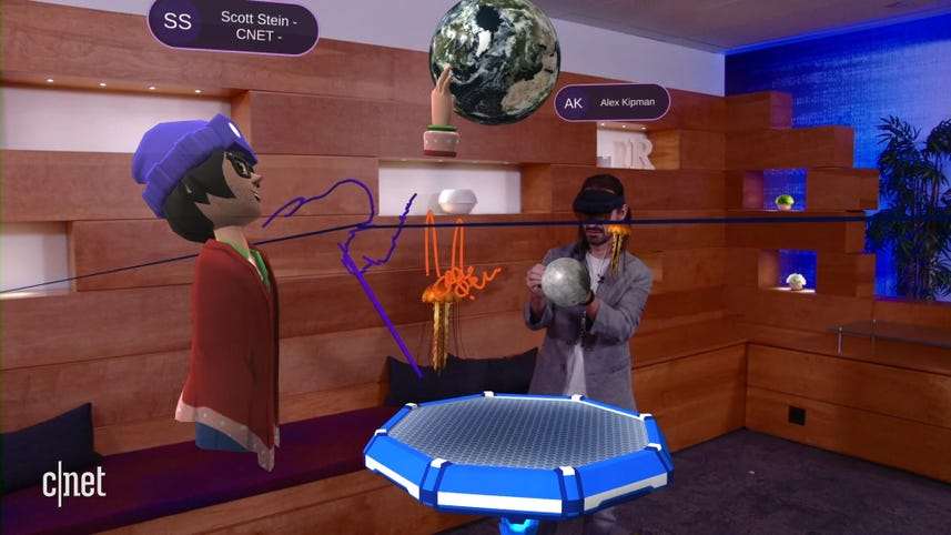 Meeting with Microsoft's Alex Kipman in the HoloLens 2, using Microsoft Mesh