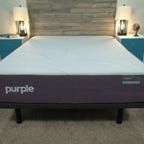 The new Purple Restore mattress in a bedroom. 