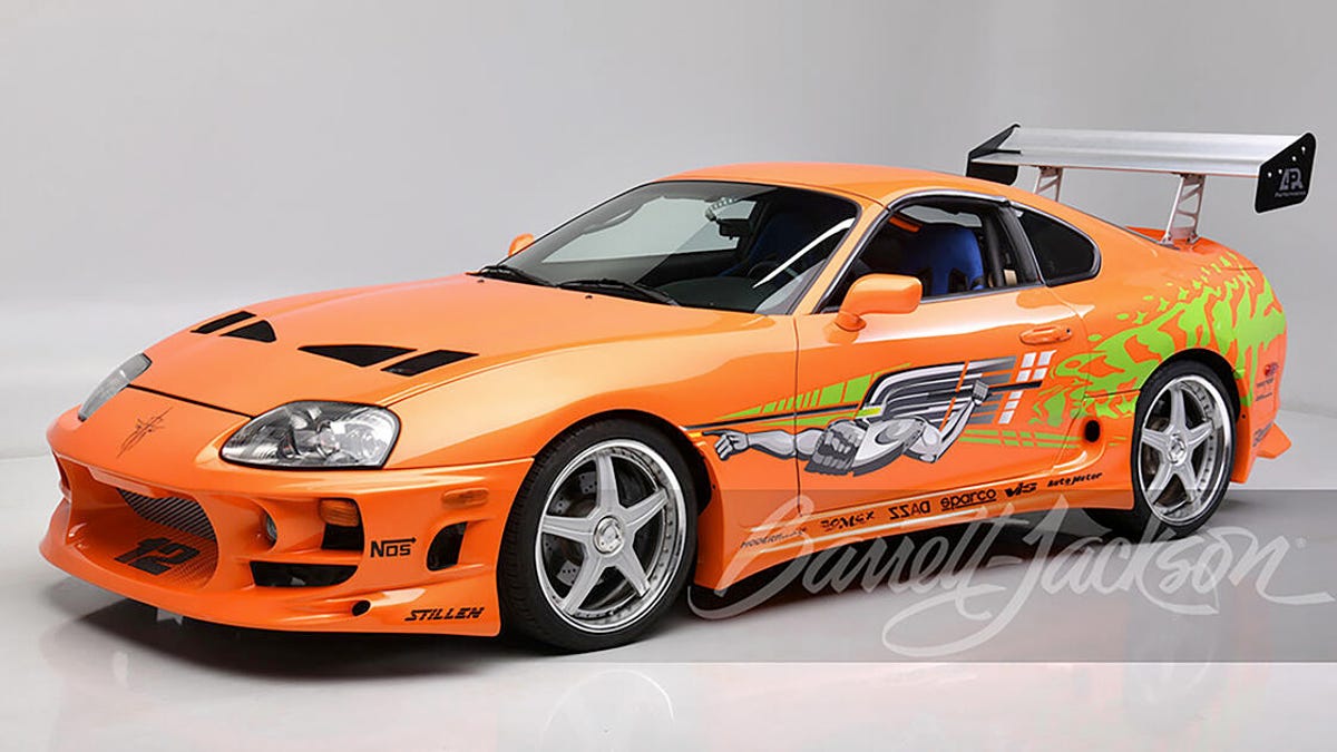 Paul Walker's Toyota Supra The Fast the heads to auction - CNET