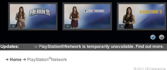 On Friday, Sony's PlayStation Network continued to be inaccessible.