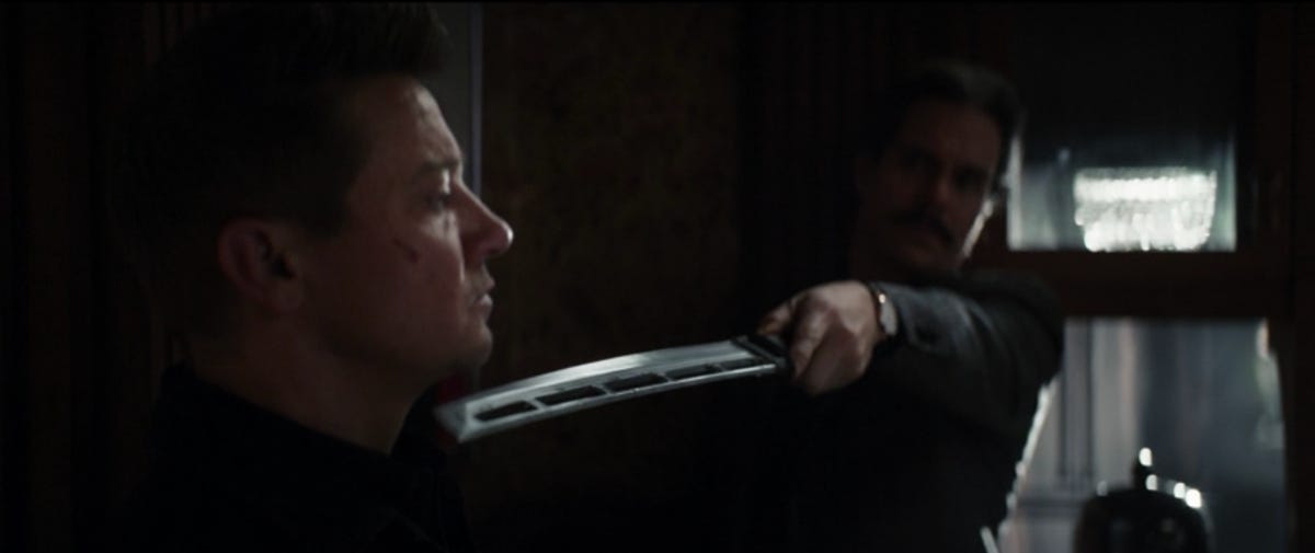 Jack confronts Clint in Hawkeye