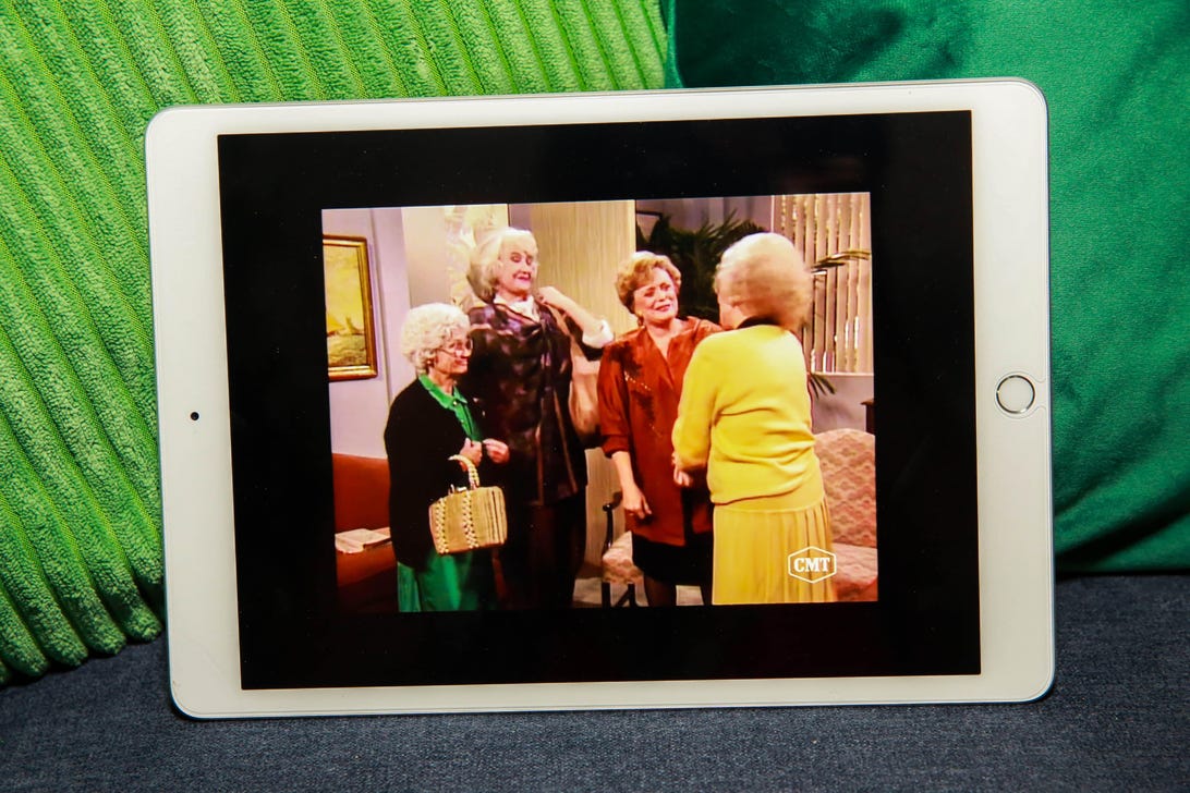 "Golden Girls" on an iPad