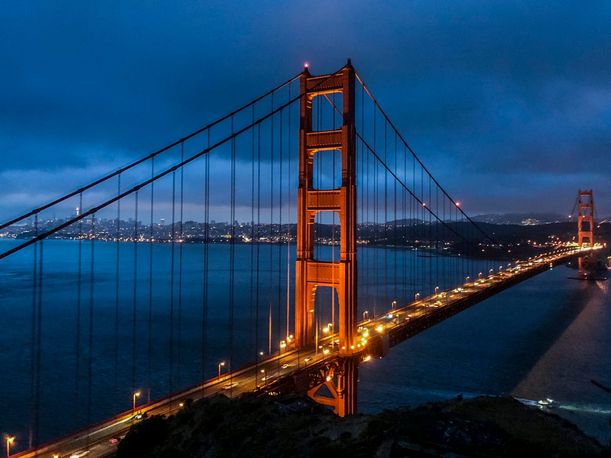 Golden Gate Bridge shot on the iPhone 8 Plus
