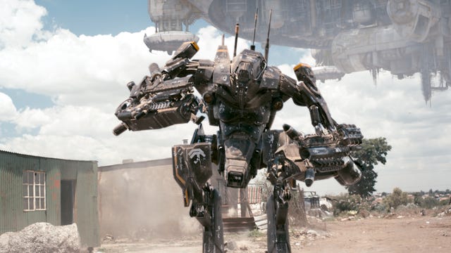 An alien in sci-fi action flick District 9