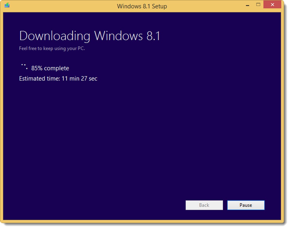 Windows 8.1 ISO downloading