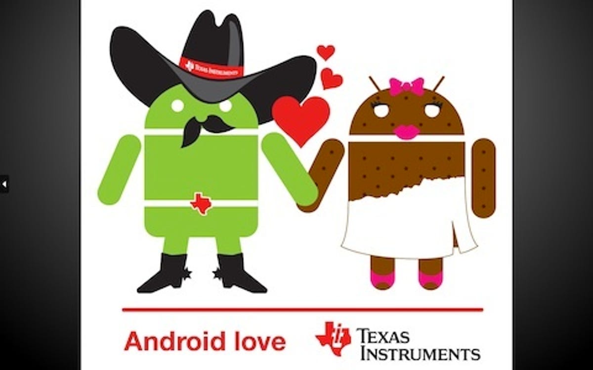 Texas Instruments and Google are pairing up for upcoming devices running Android Ice Cream Sandwich on top of TI processors.