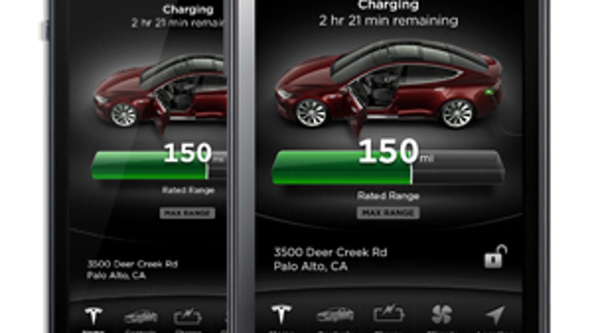 Tesla Model S app