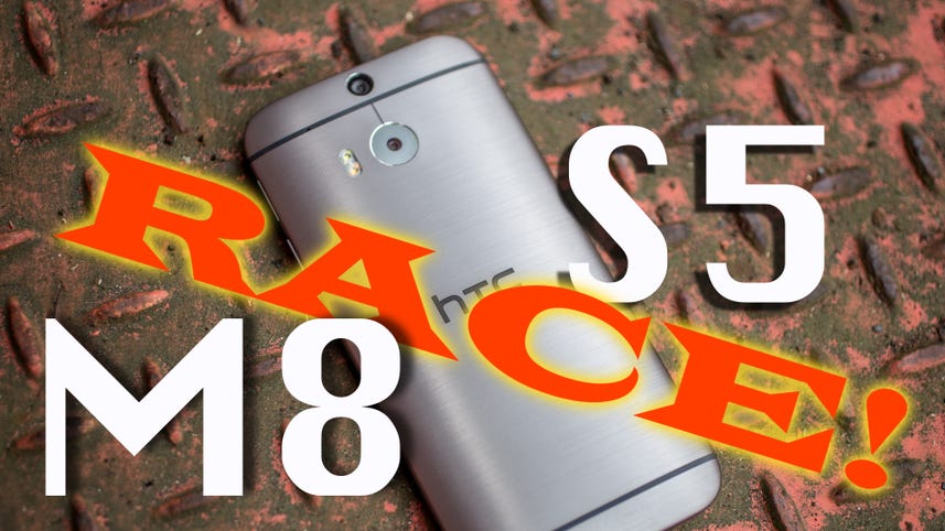 HTC One M8 and Samsung Galaxy S5 race to shops in CNET UK podcast 382