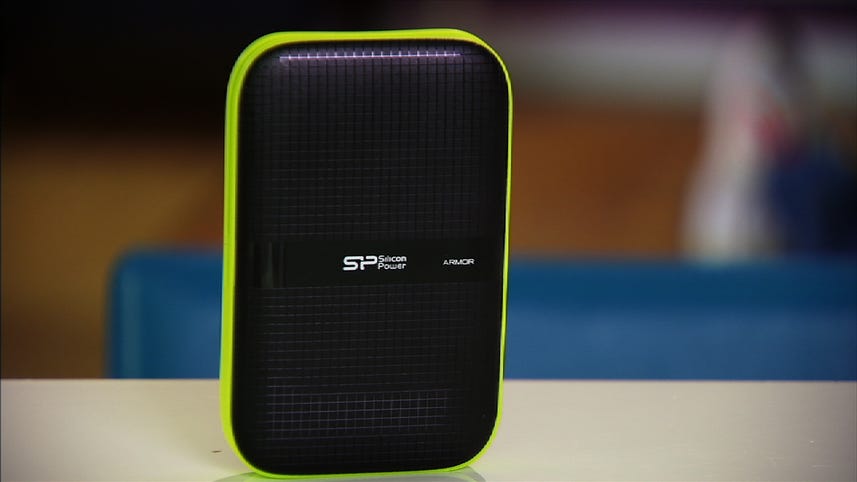The Armor A60 portable drive can take quite a beating