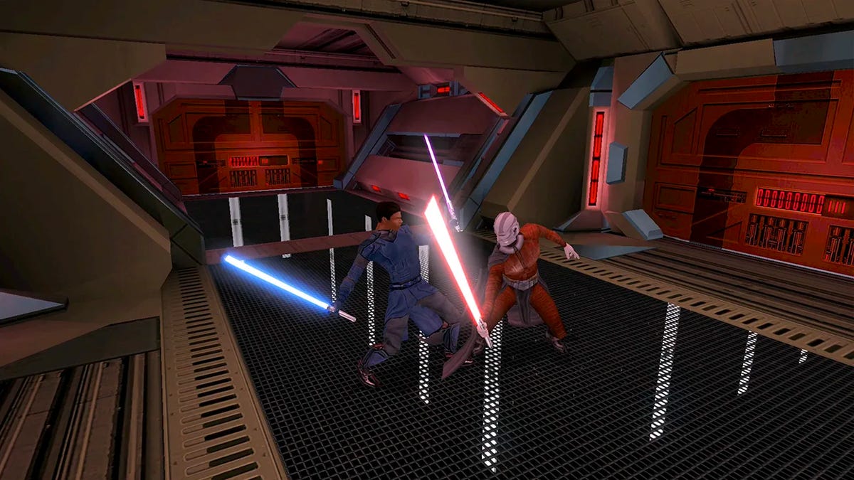Duel with Darth Malak in KOTOR