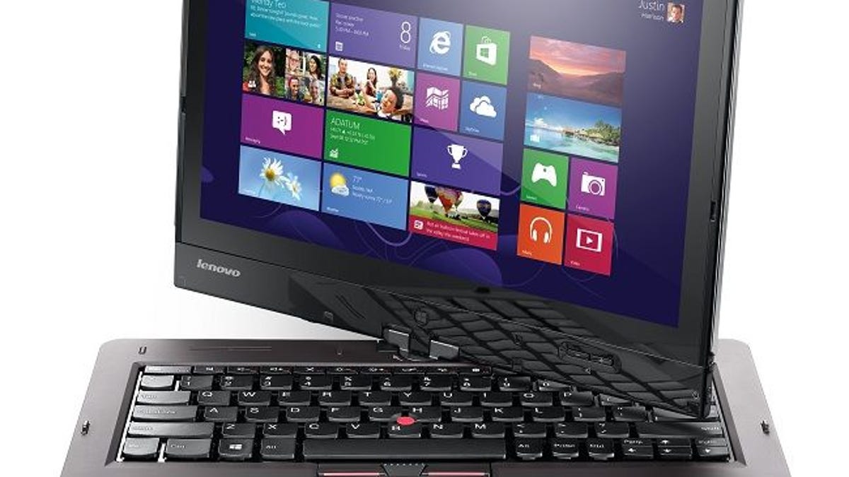 The Lenovo Twist S230u goes from laptop to tablet with a simple twist of the screen.