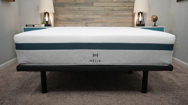 Helix Twilight mattress in a bedroom. 