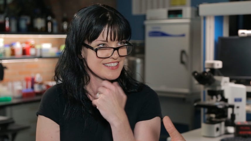 Check out the set of 'NCIS' with Pauley Perrette and her tech toys