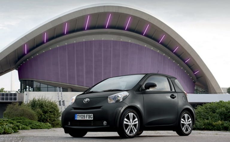 The Toyota IQ uses Toyota Optimal Drive technology to achieve 65 mpg.