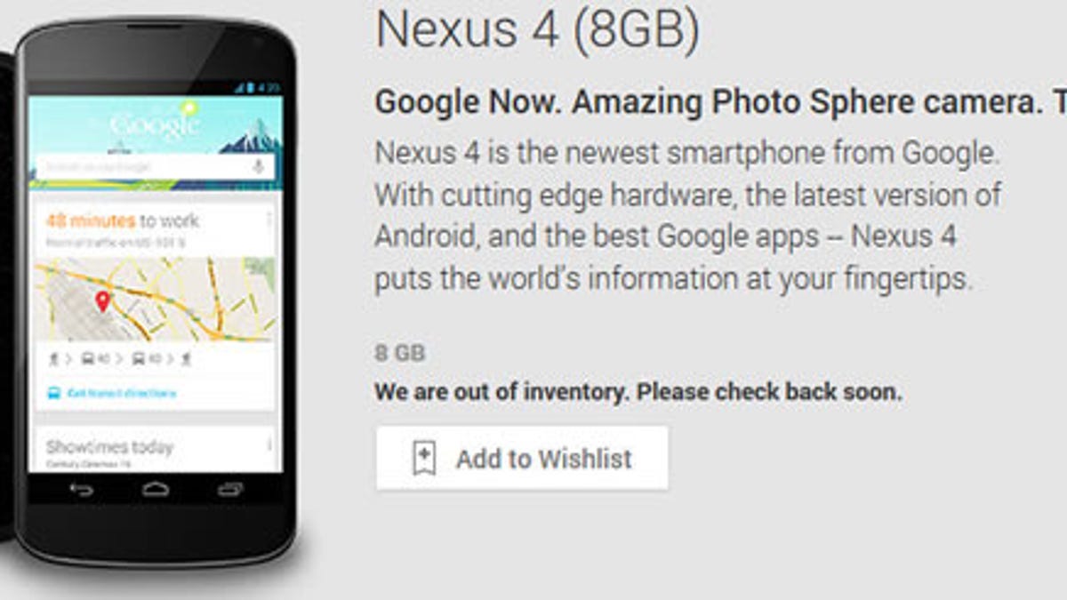 Is the Nexus 4 soon to be no more?