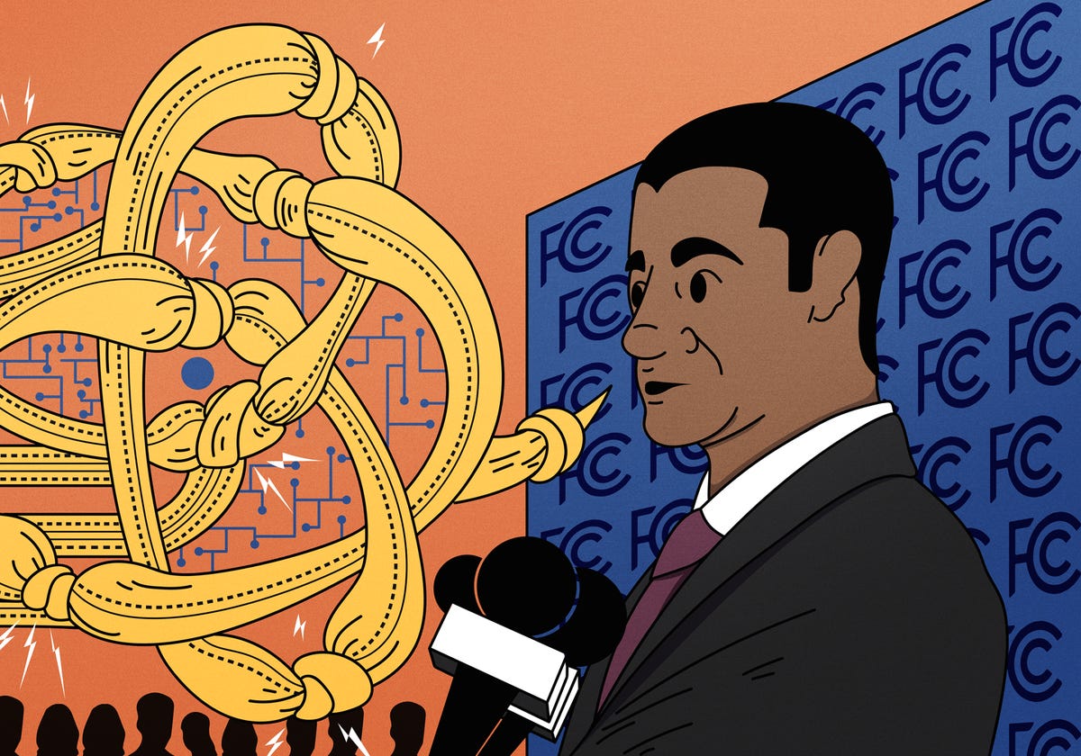 FCC Chairman Ajit Pai voted in support of a proposal to throw out existing net neutrality rules.