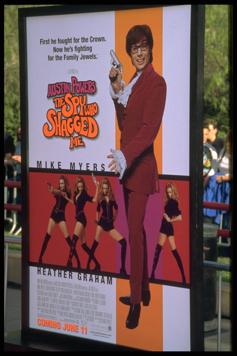 Austin Powers The Spy Who Shagged Me movie poster