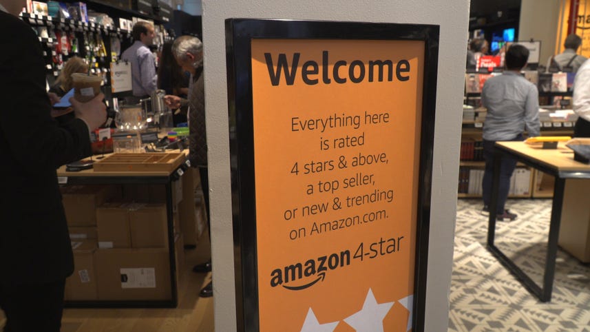 Checking out the new Amazon 4-star store in New York