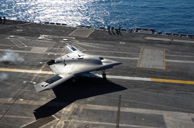 The X-47B prototype has proven to the US Navy that an autonomous drone can fit into operations on an aircraft carrier.