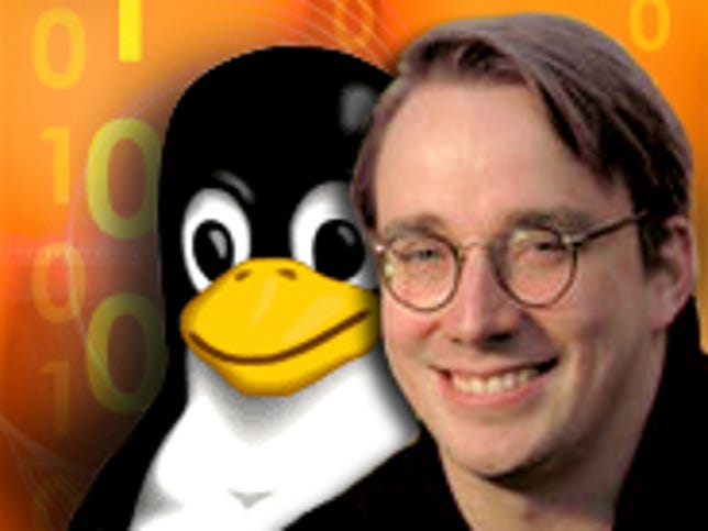Linus Torvalds and penguin