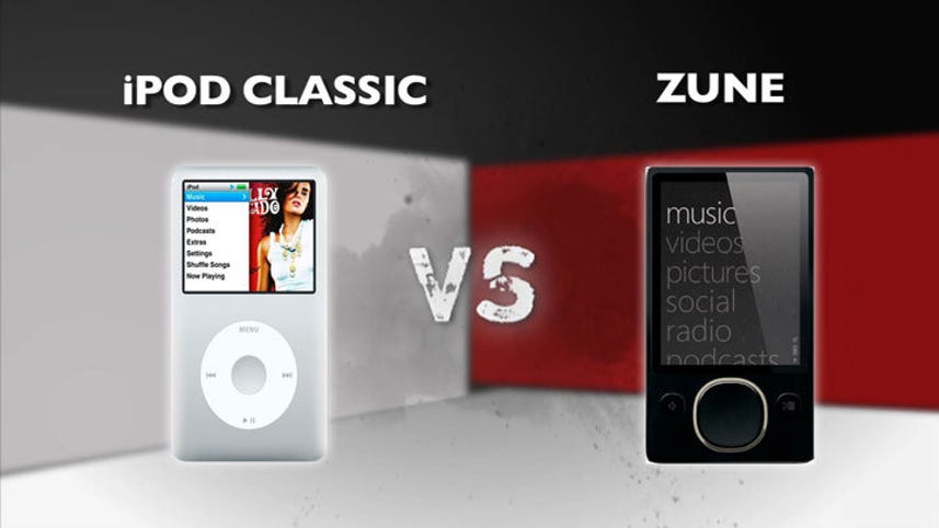iPod Classic vs. Zune