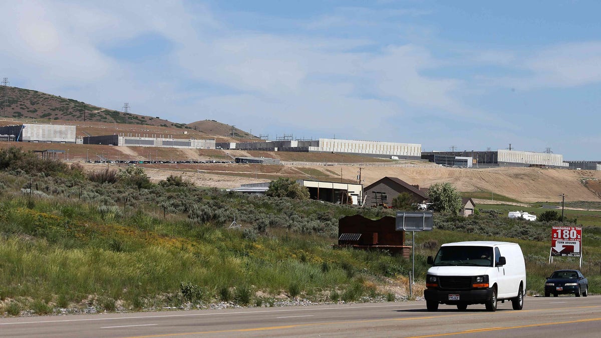 The National Security Agency's mammoth new data center in Bluffdale, Utah, scheduled to open later this year.