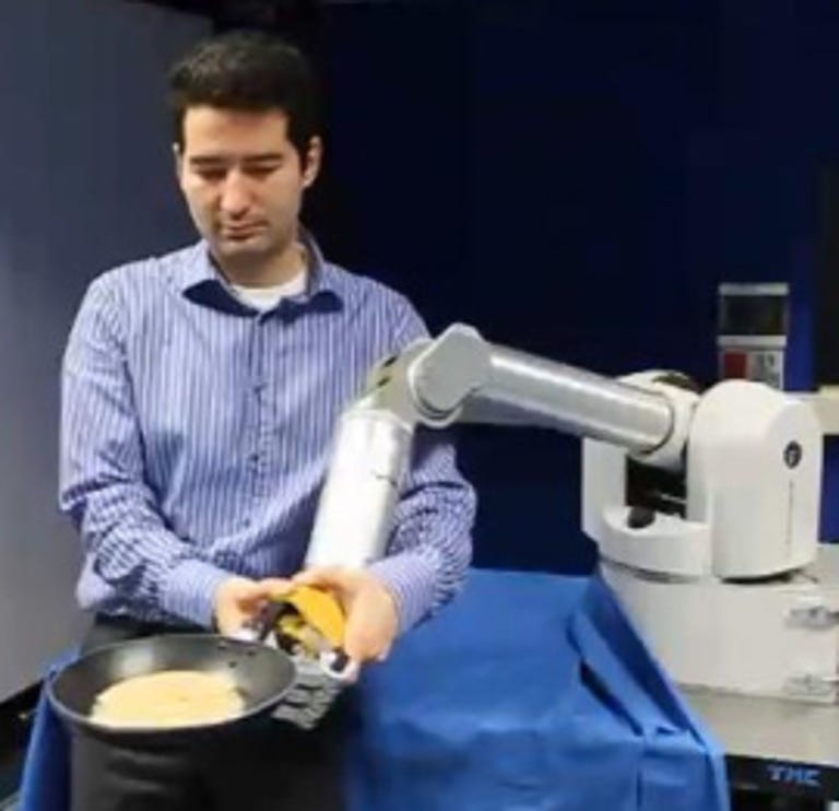 pancake-flipping robot