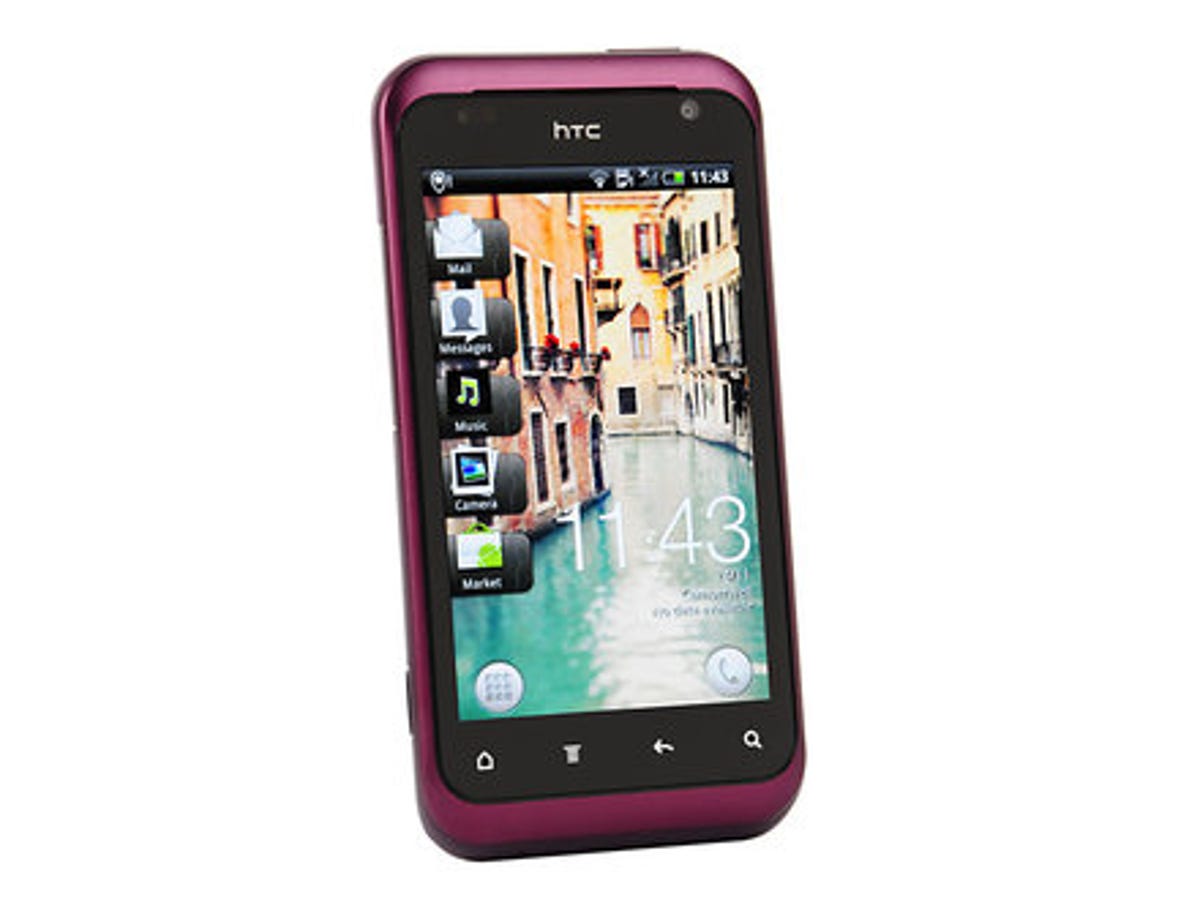 HTC Rhyme home plum colour