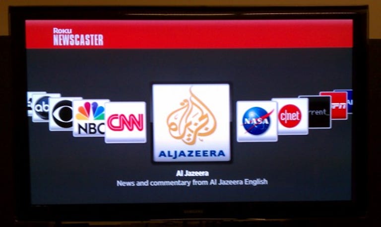 Al-Jazeera English on the Roku.