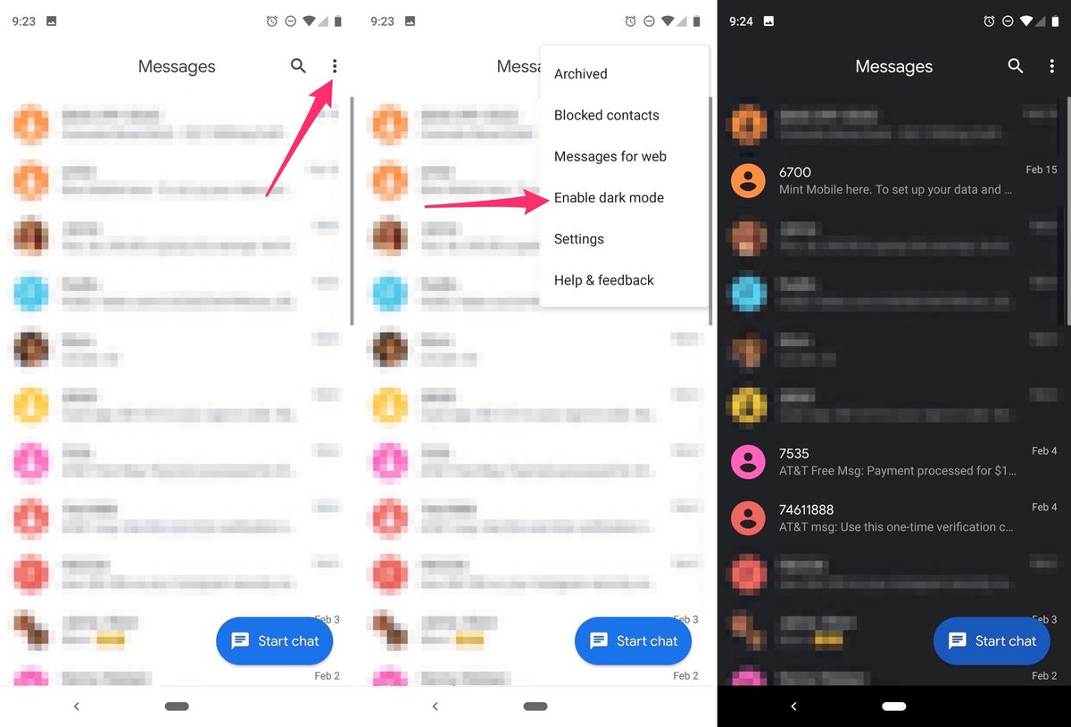 dark-mode-android-messages