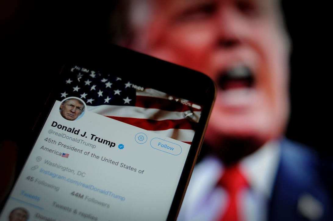 Donald Trump is here to stay on Twitter, says CEO Jack Dorsey