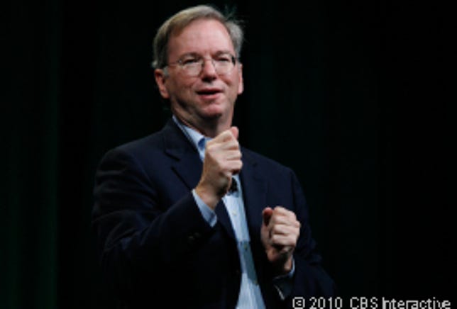 Google Executive Chairman Eric Schmidt will do a lot of talking in his new role.
