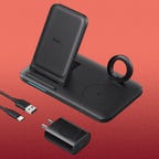 The Anker Foldable 3-in-1 wireless charging station can charge 3 devices