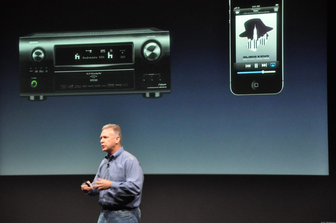 Phil Schiller says AirPlay mirroring is coming to the iPhone 4S, so your phone can mirror what your AppleTV is doing.