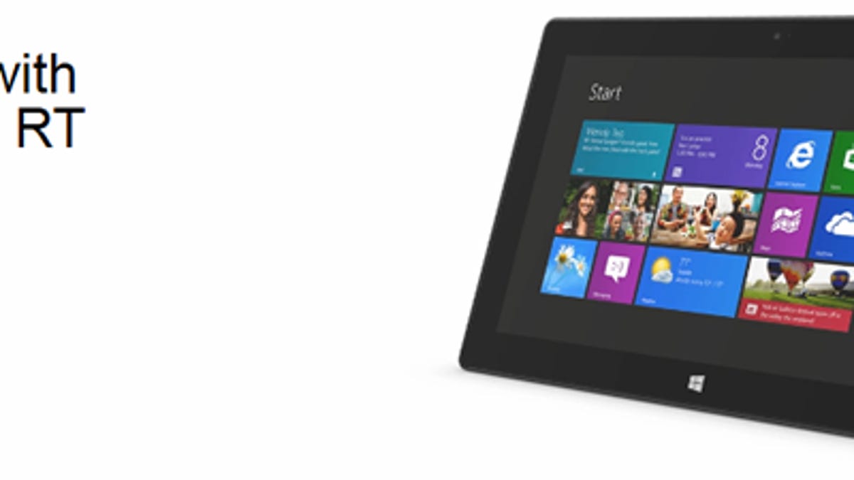 Microsoft&apos;s Surface RT tablet will be available through Best Buy.