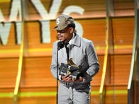<p>LOS ANGELES, CA - FEBRUARY 12:  Recording artist Chance the Rapper accepts the award for Best New Artist, onstage during The 59th GRAMMY Awards at STAPLES Center on February 12, 2017 in Los Angeles, California.</p>