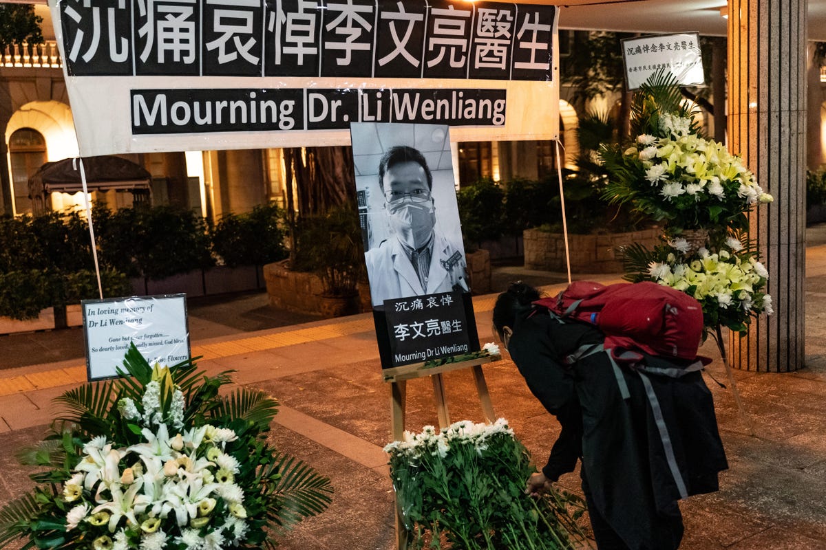 Memorial to Dr. Li Wenliang